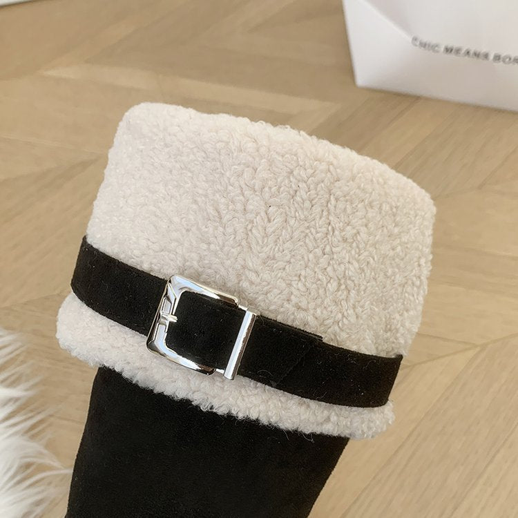 Two-Style Convertible Suede Boots