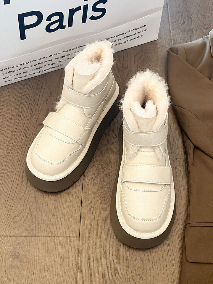 Velcro Plush Winter Boots