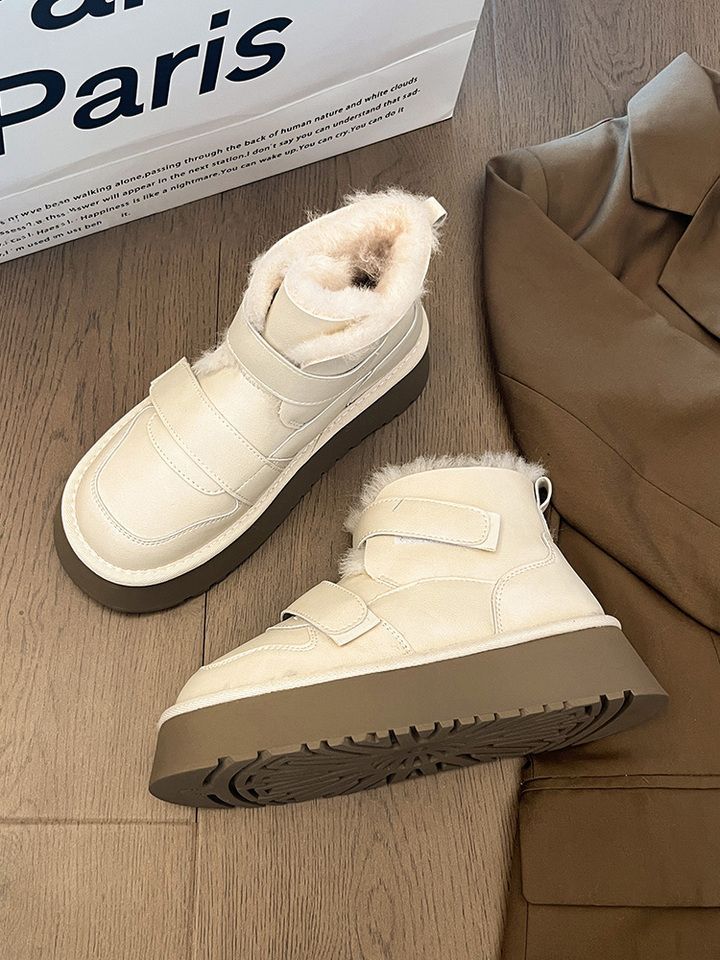 Velcro Plush Winter Boots