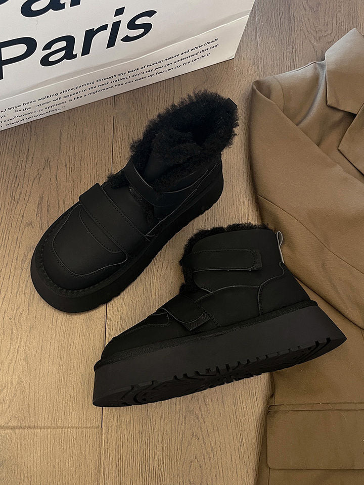 Velcro Plush Winter Boots
