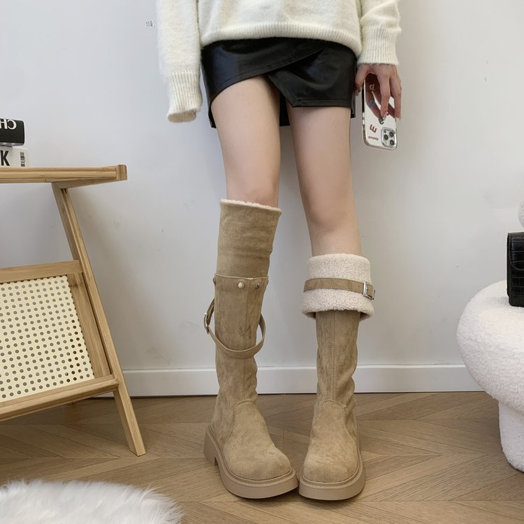 Two-Style Convertible Suede Boots