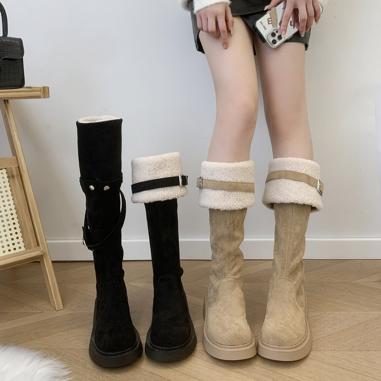 Two-Style Convertible Suede Boots
